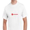 Finnair Röd Retro Logotyp Finland Finsk Flygbolag Vit Bomulls T-shirt