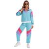80s Retro Disco & Hip Hop Halloween Costume Set - Unisex Street Dance DJ Jacket & Pants