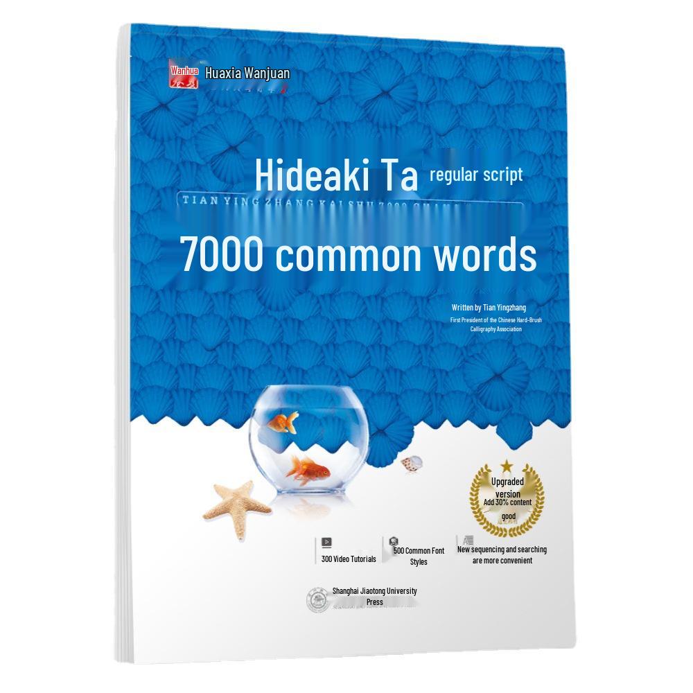 Tian Yingzhang Regular Script Fountain Pen Copybook: 7000 Common Characters Edition for Adults