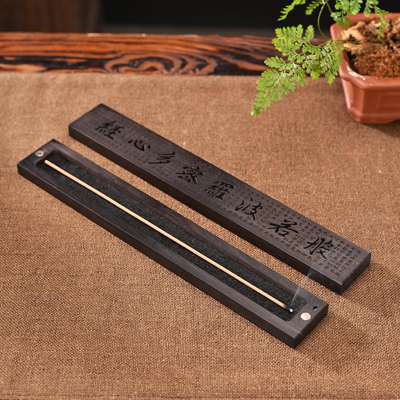 Purple Sandalwood & Black Sandalwood Incense Burner Box for Home