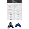 High Quality Y Block Adapter Fittings Adaptor AN4 AN6 AN8 AN10 Black Y Type Oil Pipe Joint Male Thread Fuel Hose Fitting
