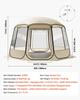 Pop up Bubble Tent, 3.36 x 3.45 m Waterproof & UV-Resistant, Clear Camping Tent Shelter, Outdoor Garden Dome Igloo Tents with Windows, 540° Panoramic