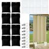 Outdoor Curtain Weights, Heavy Duty, Practical And Easy To Use with Tiebacks, Drapery Weight Bags