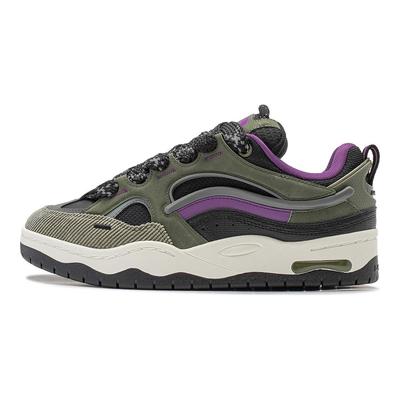 Li Ning CF Su Series Comfortable Breathable Shock Absorbing Durable Low Top Casual Shoes Men Sneaker Green AGCT329-2