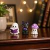 Halloween Party Favors for Children Advent Calendar 2026, 24 Days Countdown with Transparent Acrylic Decor Collectible Mini Figures, Spooky