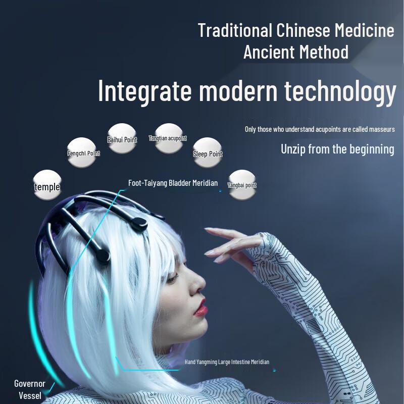 HeZheng Wireless Portable Head Massager