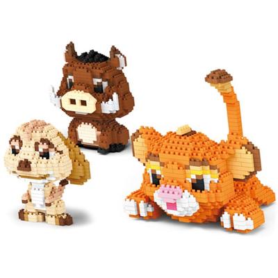 [Rice Chestnut-Nano Block] B Jungle Friends B Lion King Simba Block, Baby Lion and Friends, Korean Popular Toys