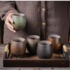Handmade Japanese Ceramic Tea Cup - Retro Style Kung Fu Tasting Bowl