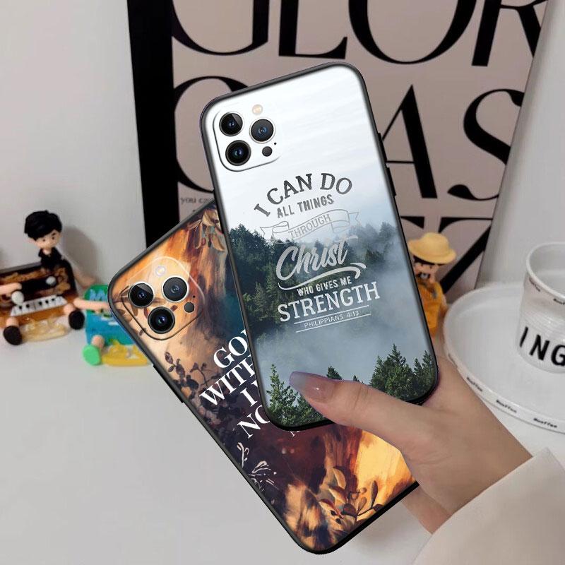 IK14 Bible verse Phone Case for OPPO A40 A60 A80 A15 A16 A16K A12 A17 A17K A54 A54S A53 A53S A55 A56 A57 A98 F23