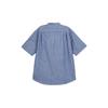 Uniqlo Striped Stand Collar Single-Breasted Short Sleeve Shirt Unisex Shirts 467121-67