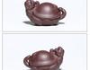 Handmade Yixing Zisha Dragon Turtle Tea Pet Sculpture for Tea Ceremony