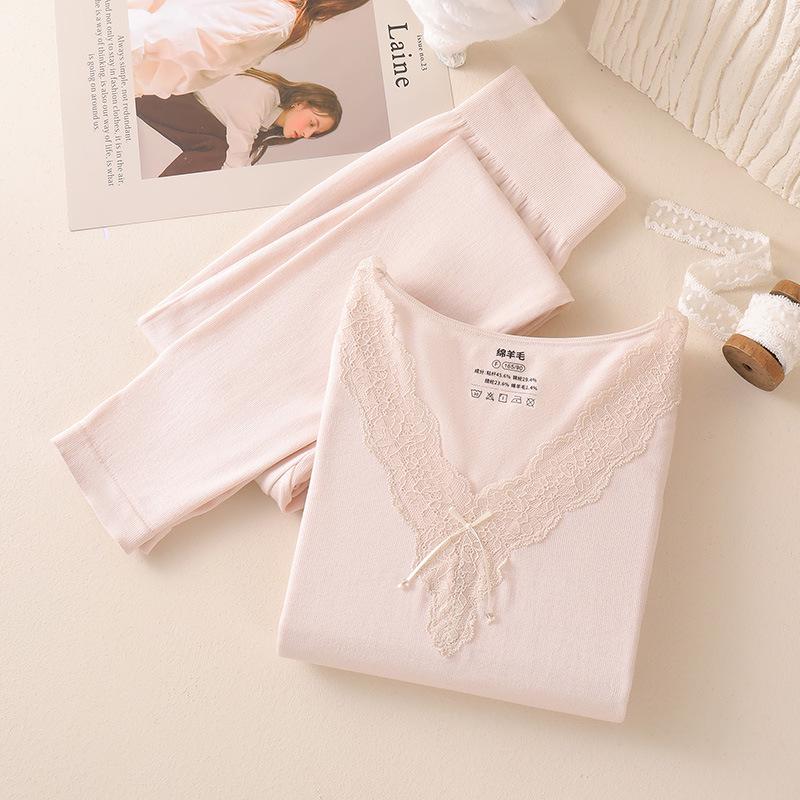 2025 Women's Seamless Thermal Body Shaping Set: Warm, Versatile Base Layer for Autumn/Winter