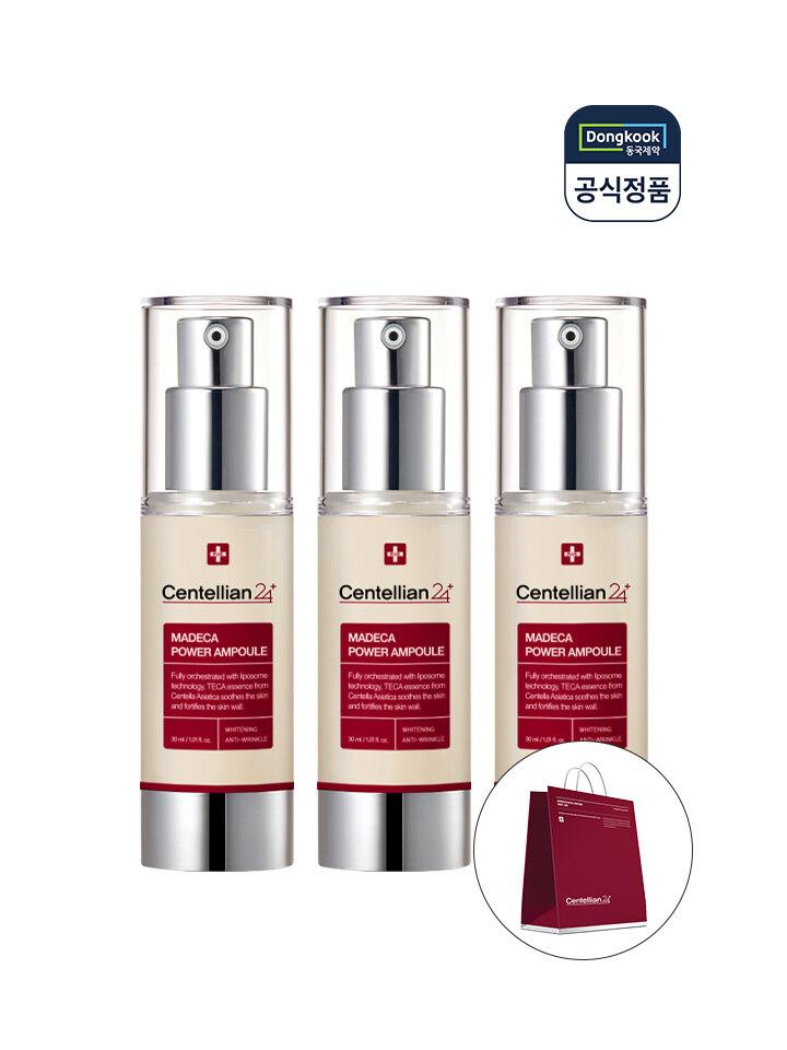 CENTELLIAN24 Madeca Power Ampoule 30ml x 3 (Free Shopping Bag)