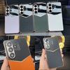 Luxury Plating Leather Case for Samsung Galaxy S26 S25 S24 Ultra Shockproof Soft Edge Protective Cover for Galaxy S26 Ultra Case