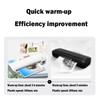 White Office A4 Thermal Laminator Machine Intelligent Temperature Control