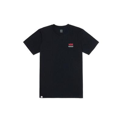 Vans Skateboard Logo Print Short Sleeve T-Shirt Women Tops Black VN0A4BRQBLK