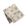 Fuwara Gauze Face Approximately 30 X 75 Cm 6-ply Towel, (Panda/Charcoal)