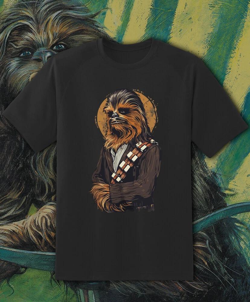 Chewbacca Moon Star Wars Retro Video T Shirt Adult & Youth Sizes Fast Ship! XXXL