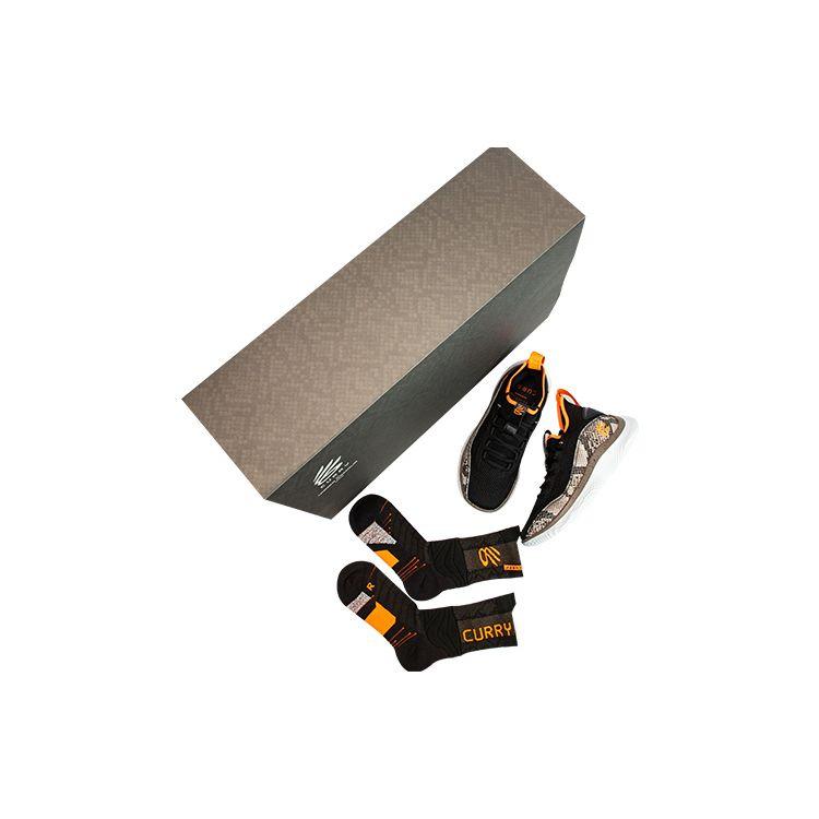 Under Armour Curry 8 Strike & Flow Basketball Shoes Men sneaker Black Brown 3024429-005(S-BOX)