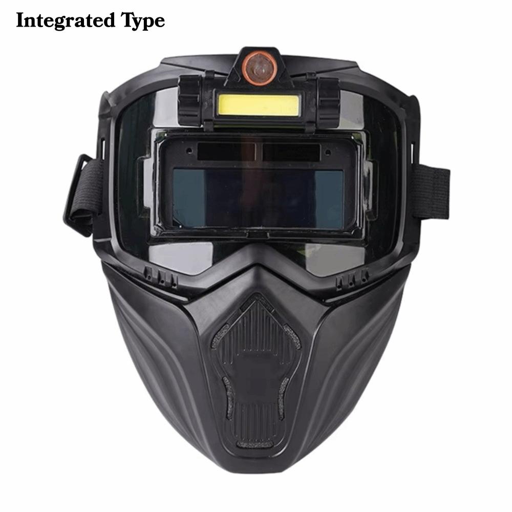 

Auto Darkening Auto Darkening Welding Helmet Split Type Equipped with Headlights Welder Protector Helmet Adjustable Band
