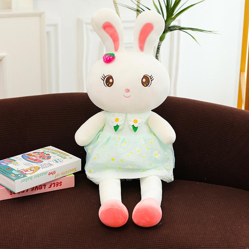 Cute Bunny Plush Toy With Sleep Support For Girls And Kids