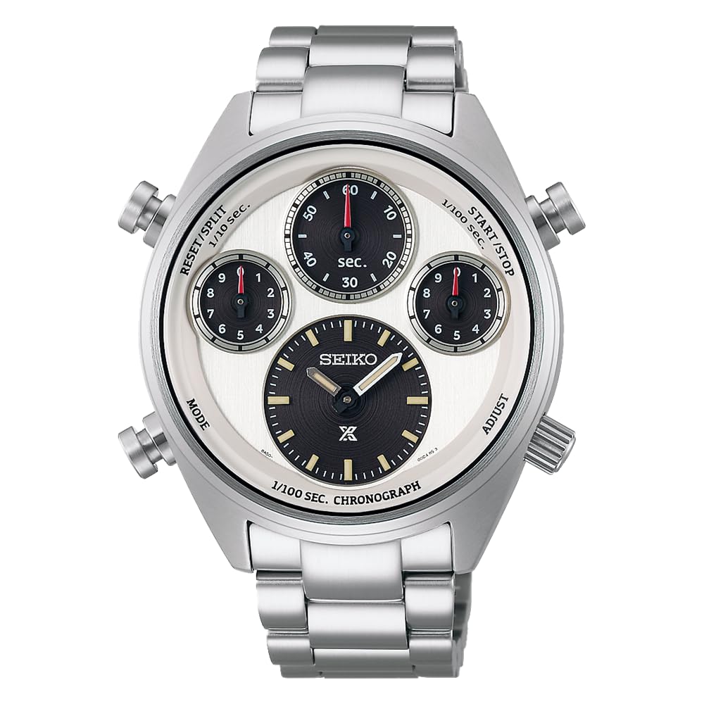 Seiko Watch Prospex Speedtimer Solar Chronograph Watch with of a Second Seiko 110th Anniversary Limited Edition Model Silver Brown Replacement 1/100th
