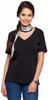 Women's Premium Line T-Shirt Short Sleeve Cotton MORAJ M black
