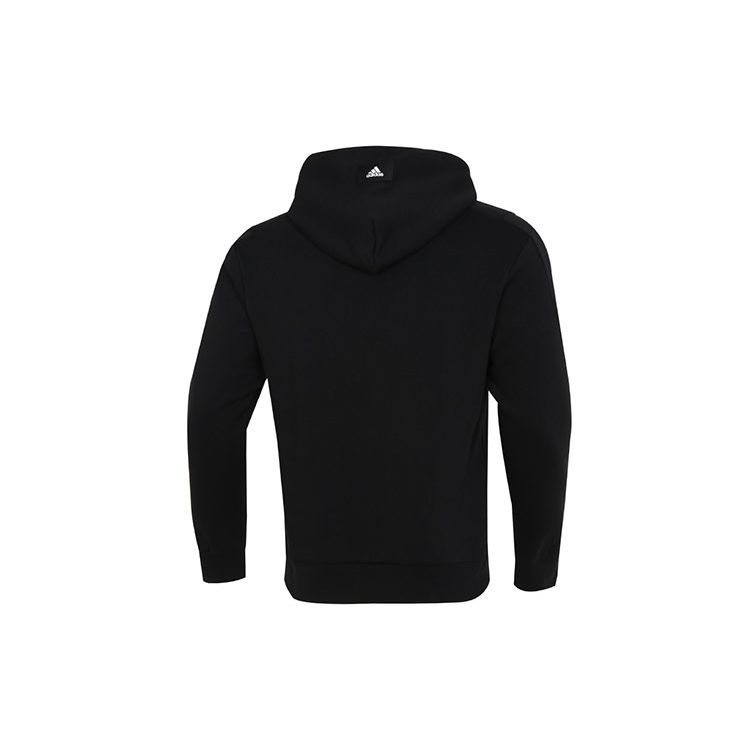 adidas Men's Fi WTR Chest Large Logo Pullover Hoodie Black H46512