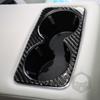 For Ford Mustang Mach E  2022 Car Accessories Auto Interior Rear Cup Holder Panel Trim Sticker Modification Decoration