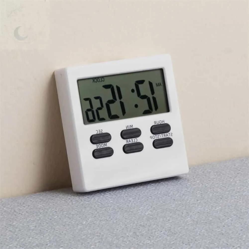 LUNAMAY Cooking Timer Timer Clock Stopwatch Digital Timer A2