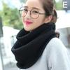 Women Fashion Accessories Neck Warmer Ring Scarves Winter Warm Knitted Scarf 120cm Scarf