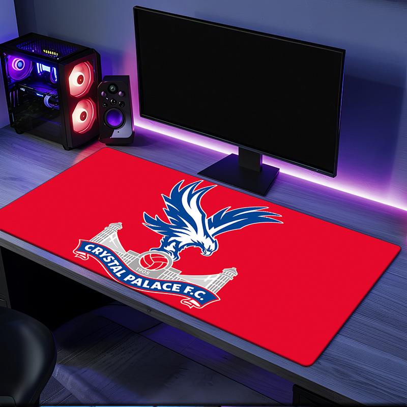 Crystal Palace Football Club mouse pad, rubber base, esports desk mat, mouse pad for gamers and office use, gaming desk , easy to clean mat