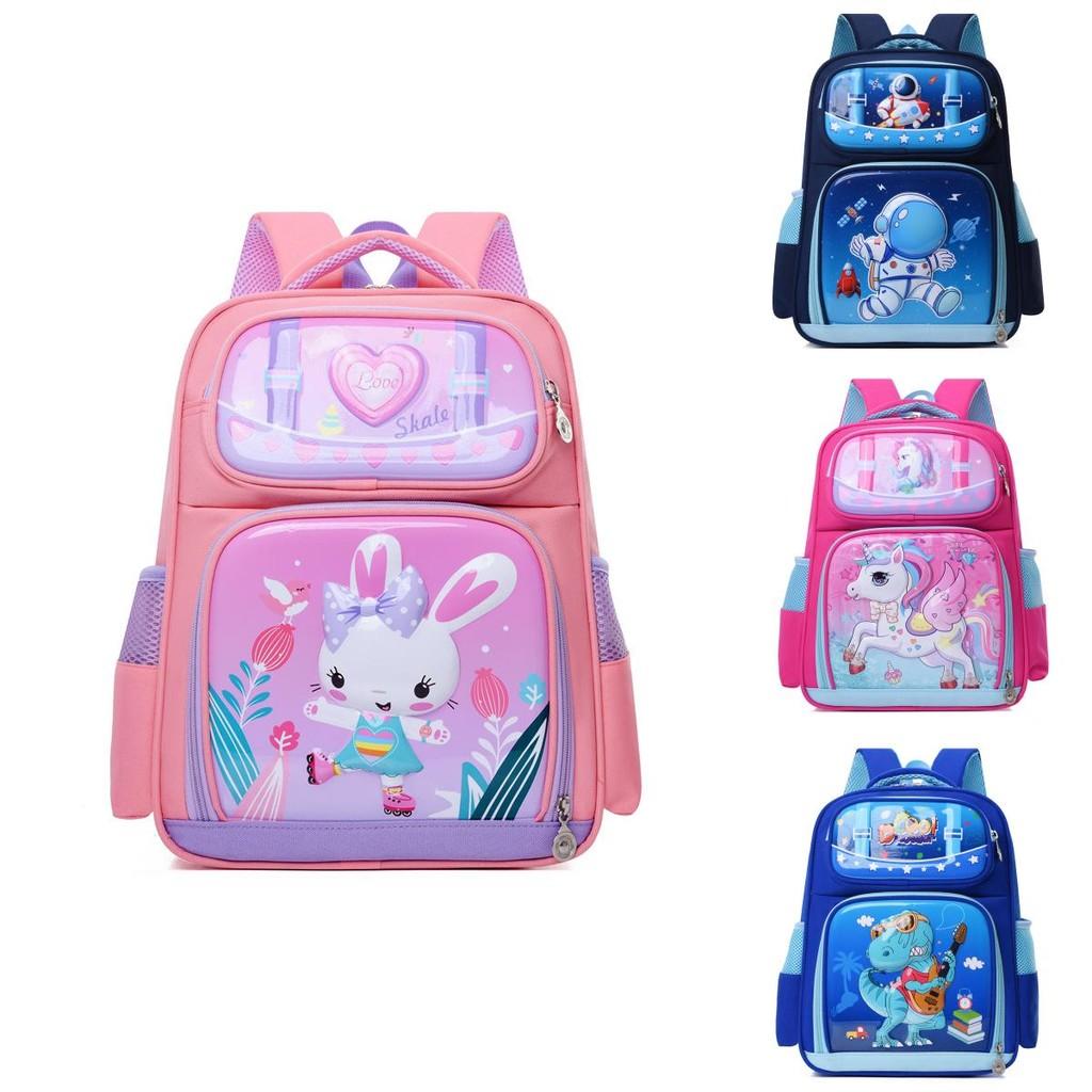 Adorable Backpack Cartoon For Elementary School Students Gender Neutral Durable Nylon Material