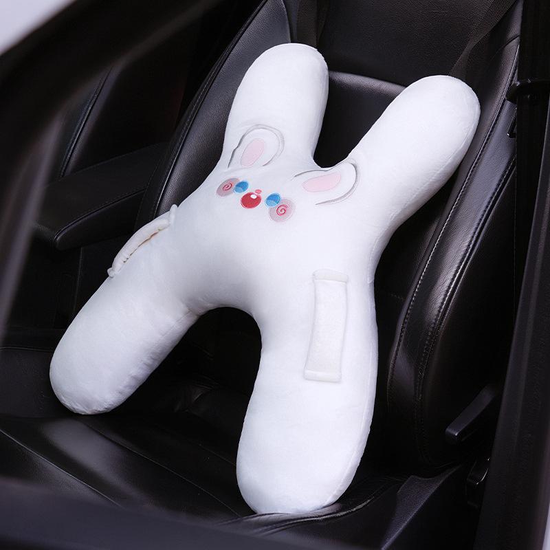 Cartoon Kopfstütze für Auto, Nackenkissen, Kindersitzgurt, Nackenkissen, Auto-Schlafartefakt, Schlafkissen