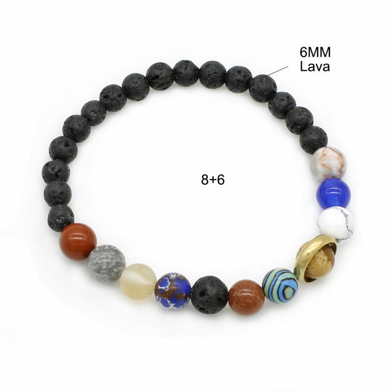 European and American Trendy Galaxy Bracelet - Eight Planets and Starlit Sky Design