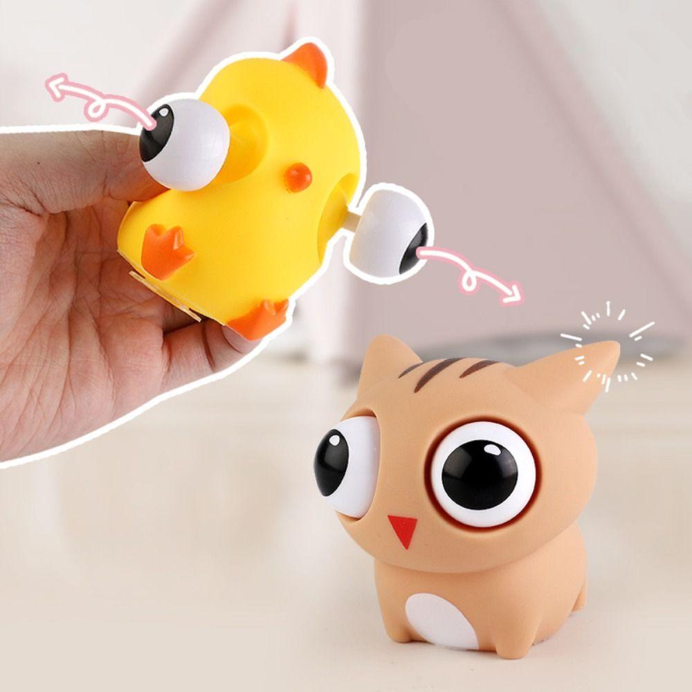 Soft Pop Stisk oka Senzorické hračky Pomalý odskok Zvířecí hračka Uvolnění stresu Hračka pro štěně Dospělý