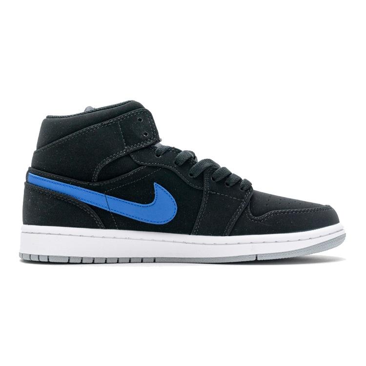 (GS) Air Jordan 1 Retro Mid 'Black University Red' Kids' 554725-065