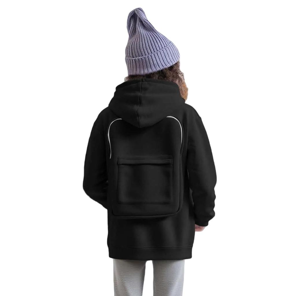 Boys Girls Children's Loose Solid Color Shirt Sweatshirt Tops