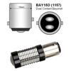 2stk Bil 108SMD LED Bremse Ryggelys Blinklys T20 1156 1157 P21W Bil Baklys Motorsykkel Pære 12V
