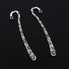 10pcs Vintage DIY Bookmark Charms Flower Antique Silver Plated Zinc Alloy Charms Pendant for Bookmarks Metal Jewelry Accessories