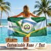 Custom Text Beach Towel, Soft Absorbent Swimming Multi-use TowelRapid Wien FC