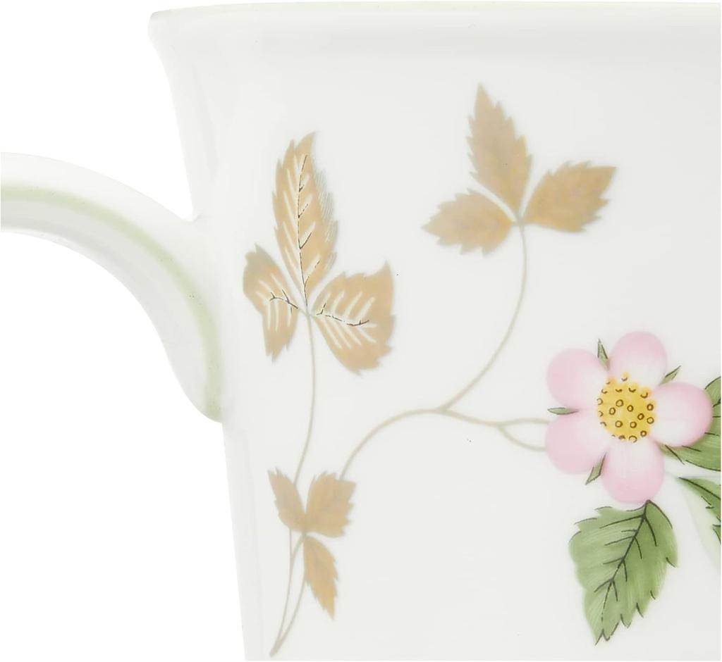Wedgwood Wild Strawberry Casual Official Gift Christmas Wedding Housewarming Officially Imported Mug, 300ml, Green, Wrapping, Gift, Gift, Gift,