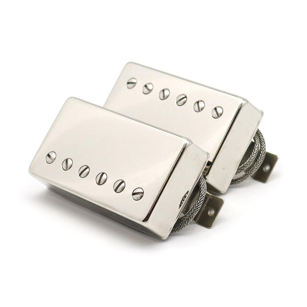 1Set Electric Guitar Humbucker Pickups 50/50mm Neck&Bridge Pickup for Gibson Les paul