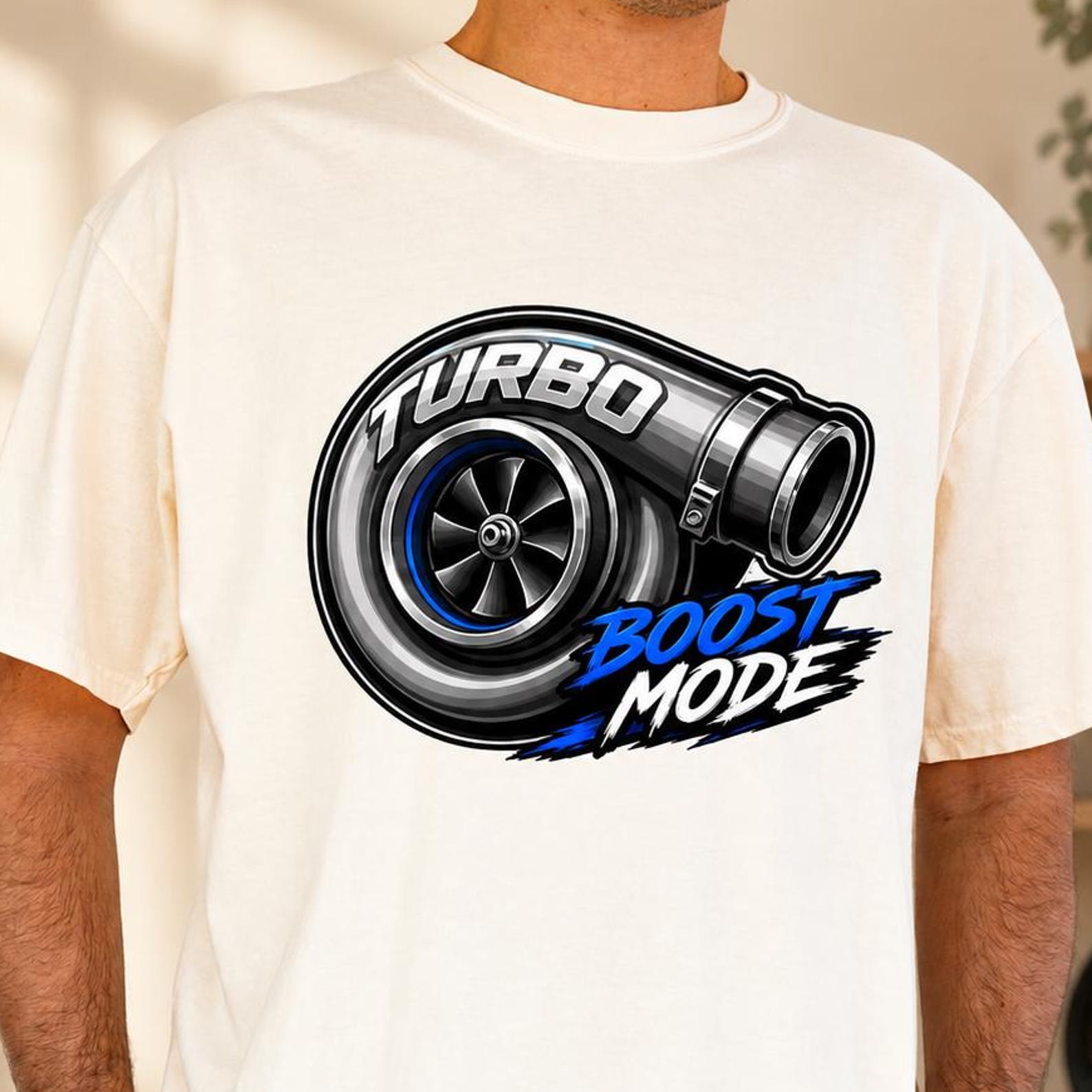 Turbo Boost Mode Shirt, Turbocharger T-Shirt, Car Enthusiast Gift, Mechanic Tee, Racing Graphic Shirt, JDM Car Lover Apparel L