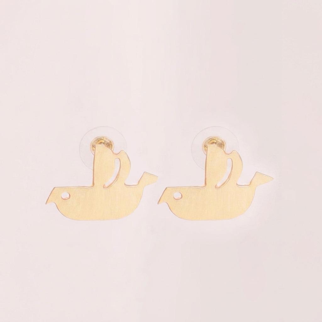Alma Bird Shaped Earrings