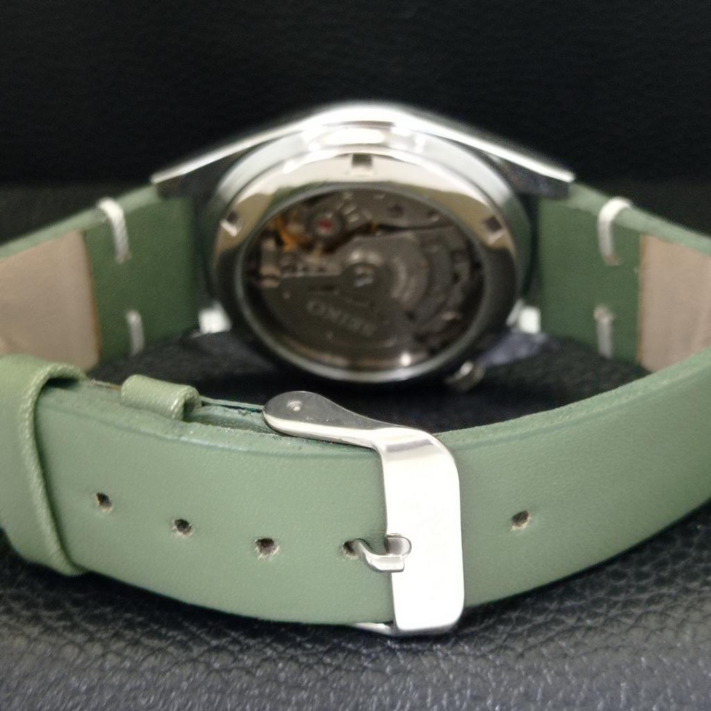 REFURBISHED SEIKO 5 AUTOMATIC 6309A VINTAGE JAPAN MENS GREEN WATCH A441106-4 Sk-a441106
