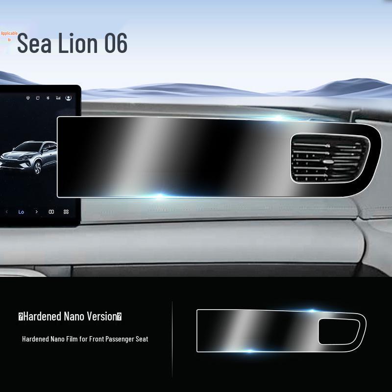 Tempered Glass Screen Protector for BYD Sea Lion 06EV Central Control Navigation Display