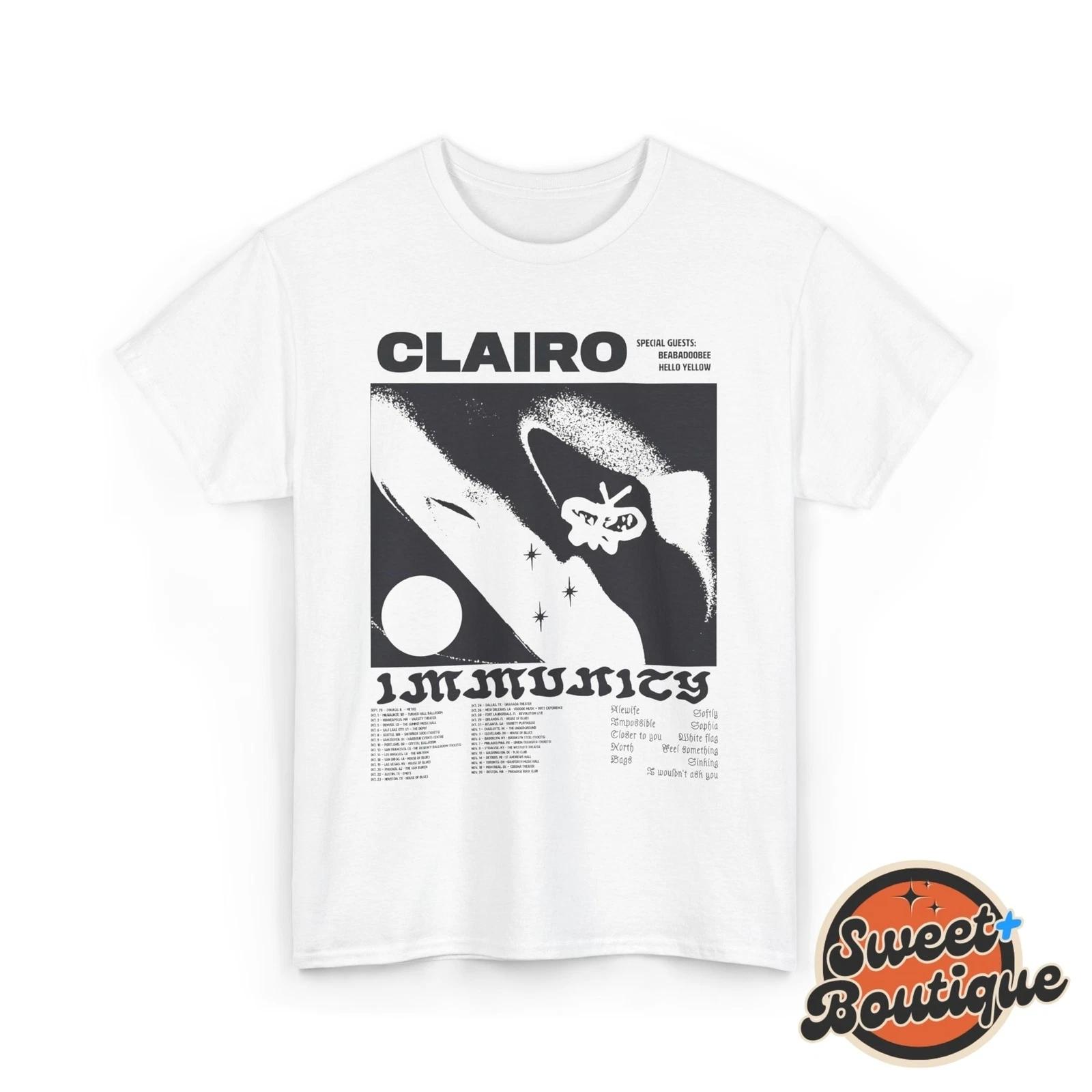 Clairo Shirt, Clairo Immunity Album Tee, Clairo Merchandise M