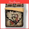 Luxurious Nightmare Before Christmas Duvet Cover With Pillow Cases Quilt Cover Bedding Set For Halloween Enthusiasts