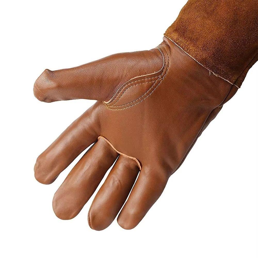 Kaffee-Gartenhandschuhe Langarm Outdoor-Arbeitshandschuhe Winter-Thermohandschuhe Arbeiter